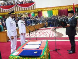 Giliran Putra Mualem Dilantik Jadi Ketua Gekrafs Aceh