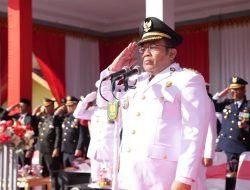 Kapolres Sabang Pimpin Upacara HUT Ke-80 RI di Tugu Nol Kilometer Indonesia
