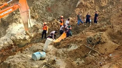 Korban Longsoran Tambang Timah