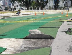 Warga Jakut Keluhkan Jogging Track Rusak Olahraga Jadi Tidak Nyaman
